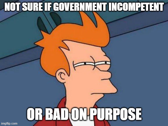 Government Bad or Incompetent