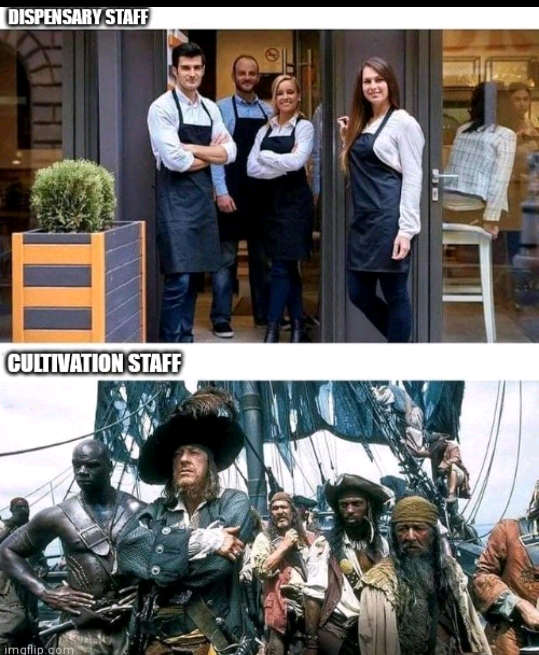 Both are valuable crew members