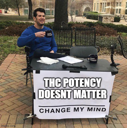 THC Potency Doesn't Matter