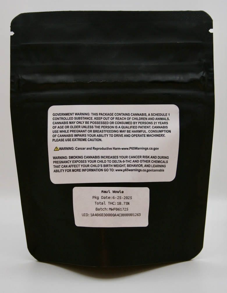 default image for Maui Wowie 3.5g Flower from Mendo Mystic