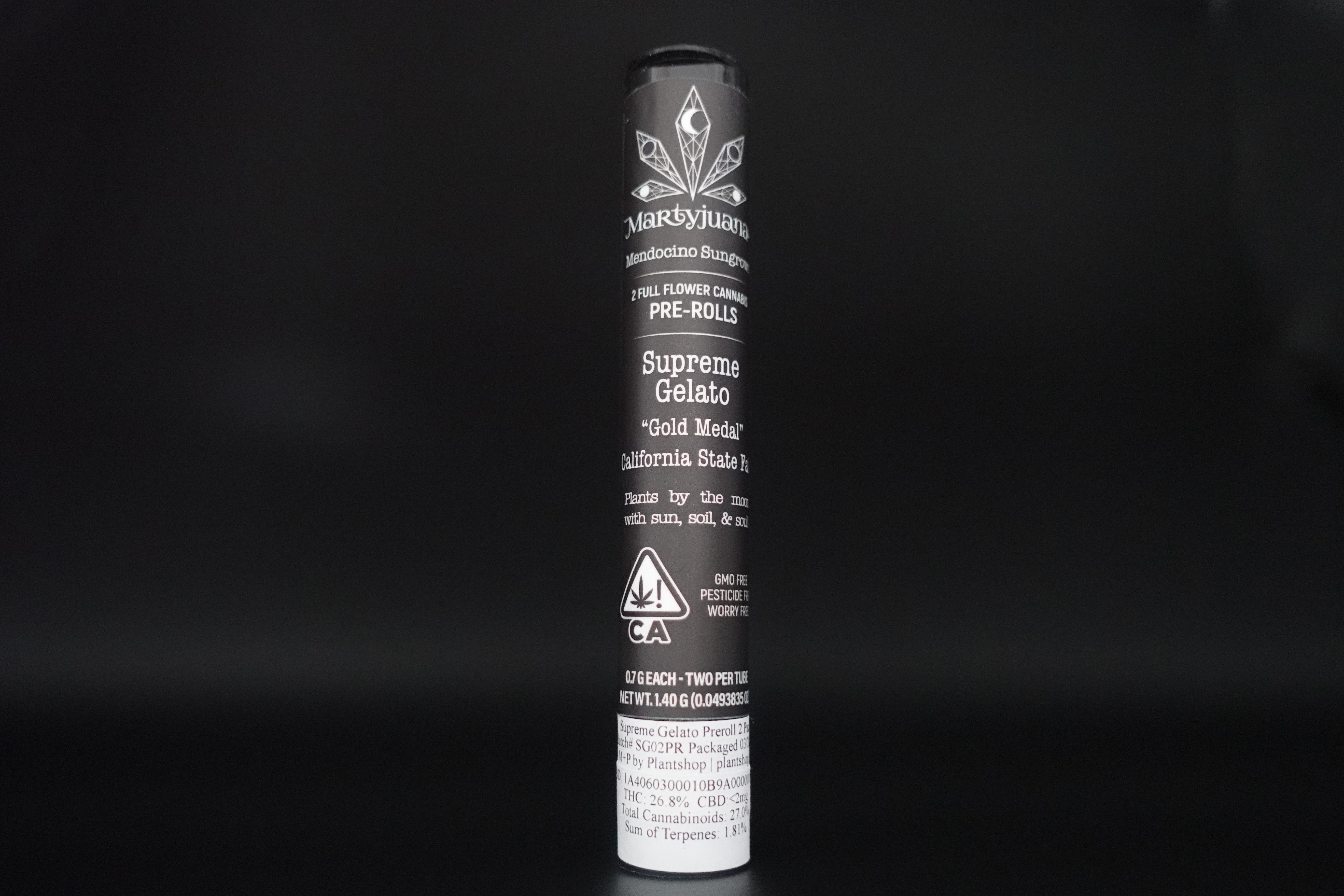 default image for Supreme Gelato 1.4g Preroll 2pk from Martyjuana